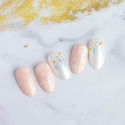 4 to 24 Sheets Xmas Snowflake Gold Silver Blue Holographic Self-Adhesive Winter Christmas Decor DIY Manicure Nail Art Stickers