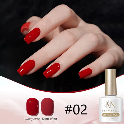 MN 12ML 1-21PCS Hot Selling Red through Half the Sky Cat Eye Nail Polish New Whitening Glass Bead Cat Eye Nail Polish Nail Art