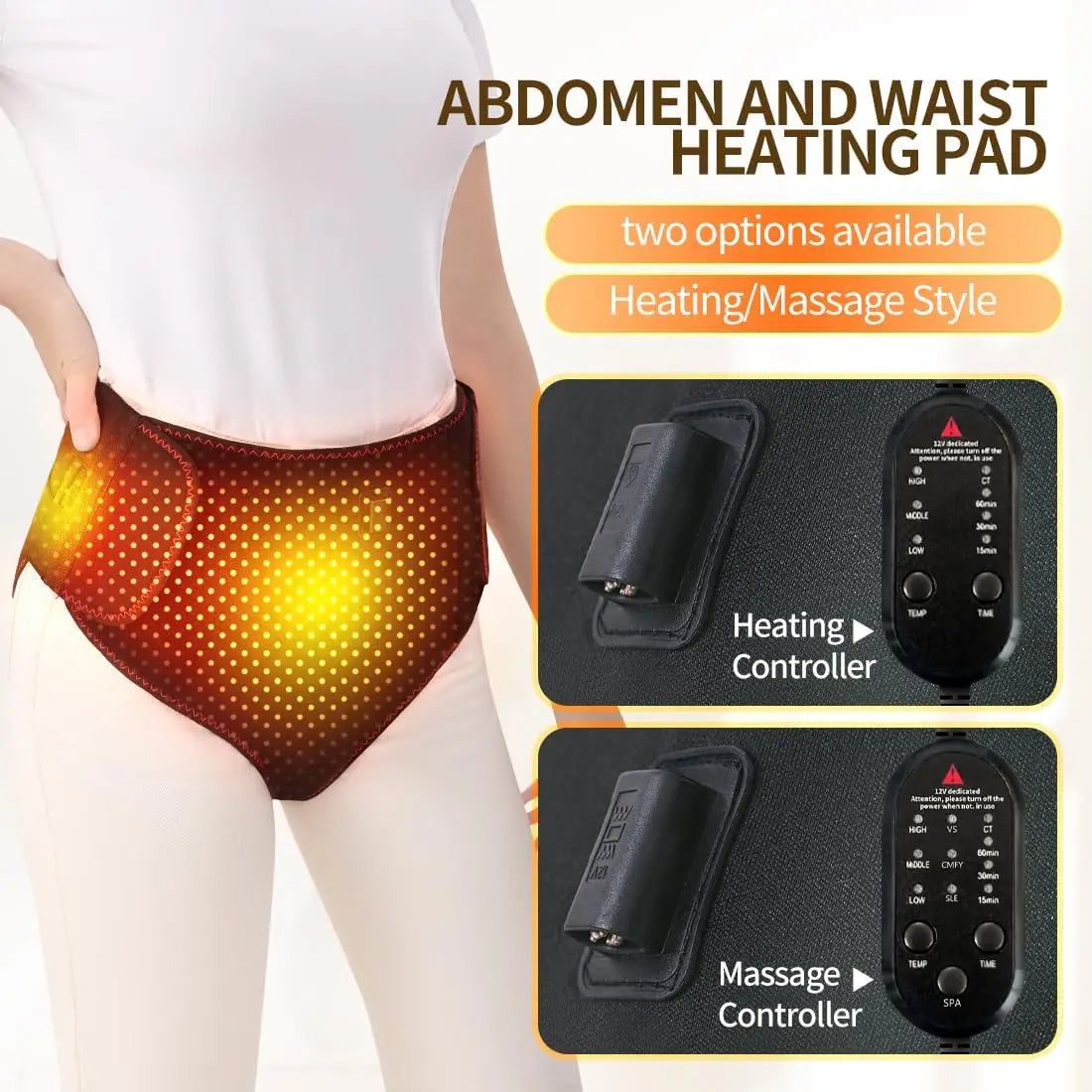 Heating Pad for Period Cramps Massager for Women Upgrade Menstrual Heating Pad for Abdomen Pain and Cramps Relief Wrap Around