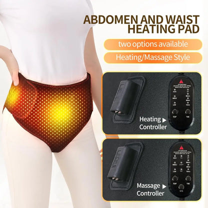 Heating Pad for Period Cramps Massager for Women Upgrade Menstrual Heating Pad for Abdomen Pain and Cramps Relief Wrap Around