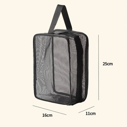 Large Capacity Mesh Shower Caddy Tote Bag Multifunctional Cosmetic Storage Portable Toiletry Organizer for Bathroom Organization
