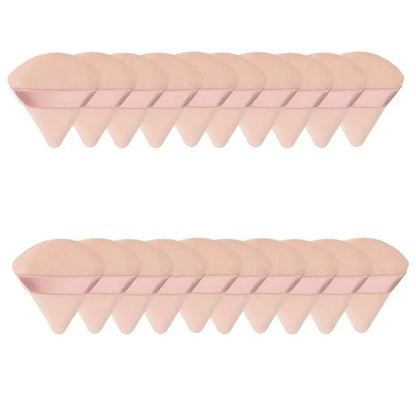 10PCS Puff Triangle Makeup Beauty Sponge Puff Triangle for Powder Makeup Blender Finger Puff Make Up Accessories Cosmetics PF03