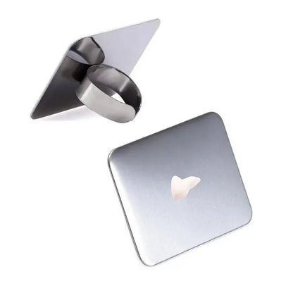 Stainless Steel Cosmetic Mixing Palette With Mini Foundation Spatula Professional Makeup Blending Tray For Liquid Foundation