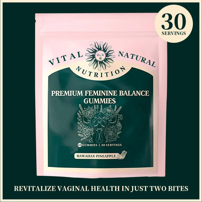 60 Pieces of Vital Source Feminine Balance Gummies Are Selling Well, Caring for Women Preferred Gift - Hawaiian Pineapple