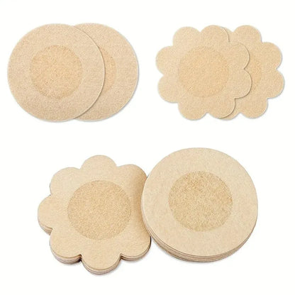 Women Safety Nipple Cover Stickers Sexy Breast Lift Tape Patch Intimates Female Self-Adhesive Invisible Bra Chest Nipple Padding