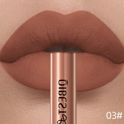 Matte Liquid Lipstick Waterproof Velvet Nude Sexy Red Lip Gloss Long Lasting Nonstick Lip Stain Makeup 24 Colors Hot Lipgloss