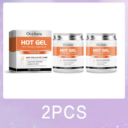 Hot Cream Firming Gel Organic Anti Cellulite Slimming Skin Tightening Stomach Fat Burning Moisturize Workout Body Massage Lotion