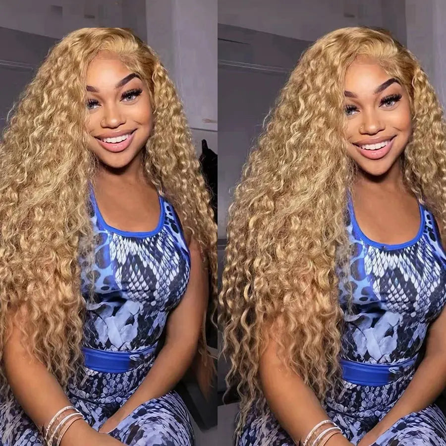 27 Honey Blonde Wig Human Hair 13x6 Hd Lace Frontal Wig Deey Wave Lace Front Wig 13x4 Honey Blonde Human Hair Wigs  250 Density