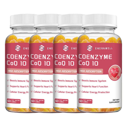 Organic Coenzyme Q10 Gummies - Supports Energy Production, Core System Health, Supports Immunity - Dietary Supplement