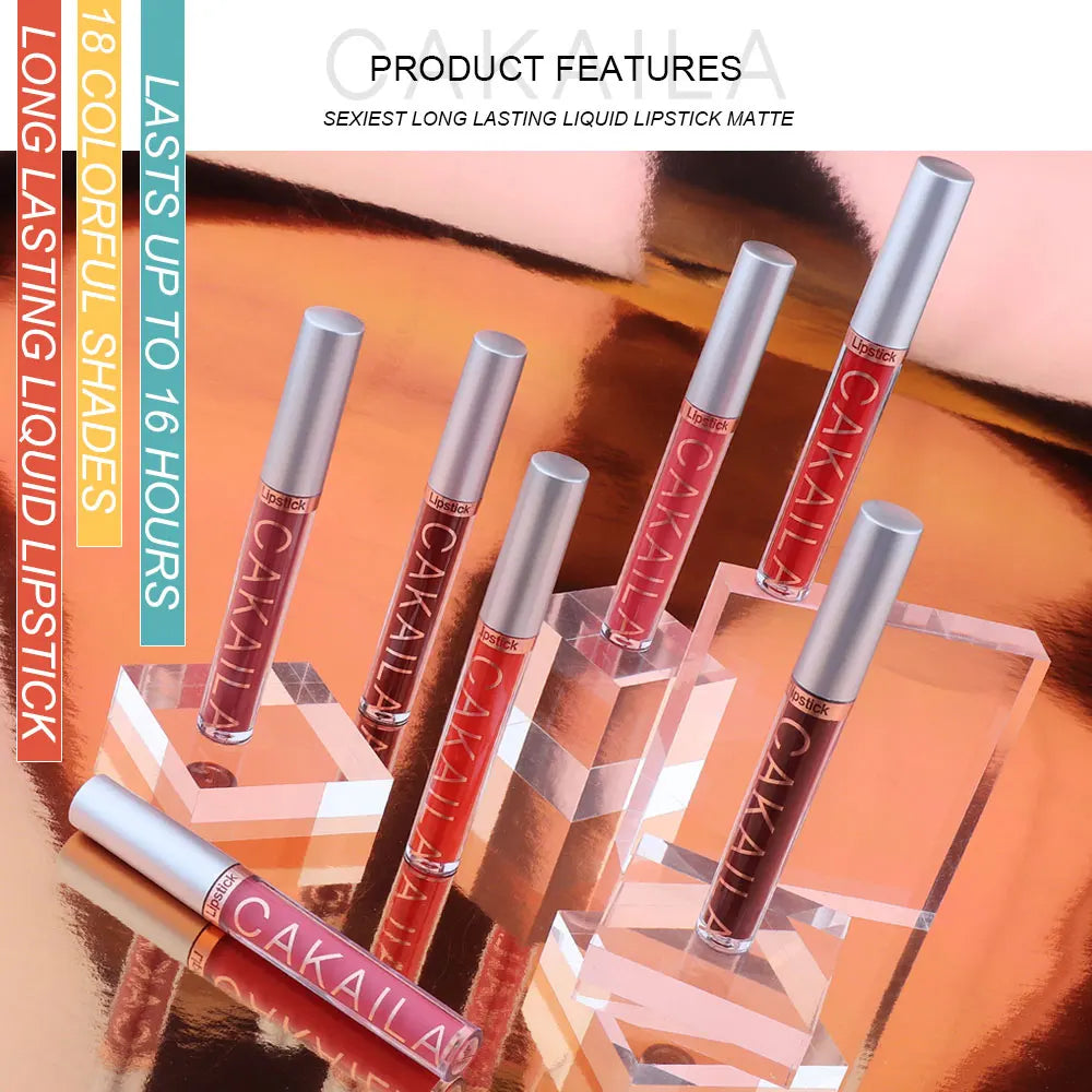 Matte Lip Gloss Lip Oil 10pc/set: Velvet Lipstick High Pigment Waterproof Long Lasting, Nude, Y2K Christmas Valentine's Day Gift