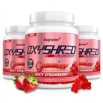 L-Carnitine Tartrate Gummies, Juicy Strawberry Flavor, Zero Added Sugar, 80 Count, Dietary Supplement for Adults