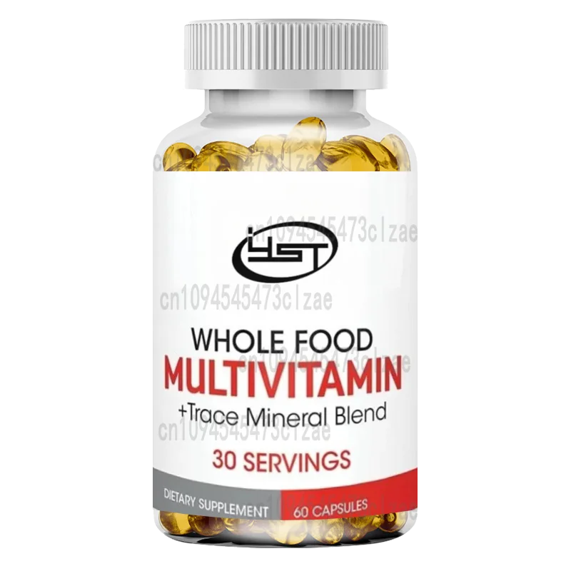 Daily Multivitamin and Trace Mineral Mixed Supplement - Natural, Non GMO, Vegetarian, Men's and Women's Multivitamins