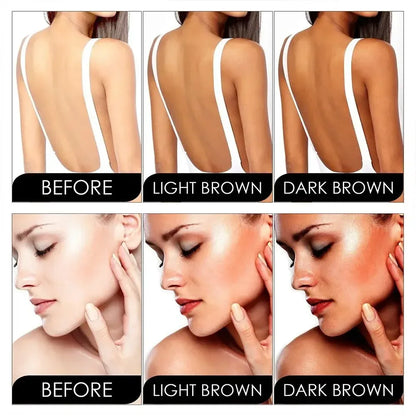 Natural Tanning Cream Face Body Long Lasting Bronzer Skin Tanner Anti-UV Nourishing Self-Tanning Body Lotion