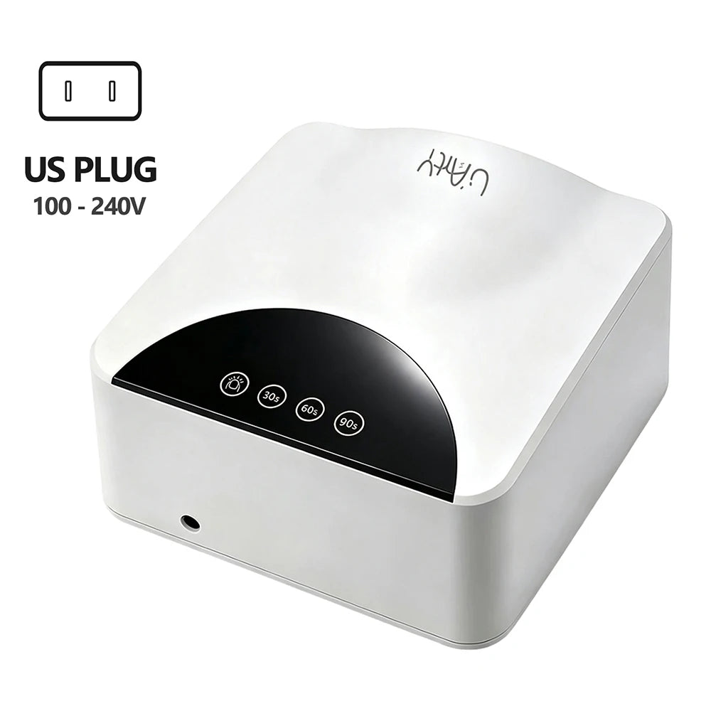Dual‑Mode UV LED Nail Lamp Fast Drying Gel Nail Dryer Magnetic Mirror Base Auto Sensor for Gel Nails