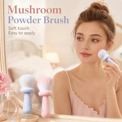 Cute Mushroom Powder Brush Blusher Brush Nail Dust Brush Makeup Brush Blusher Brush Nail Dust Brush Makeup Brush