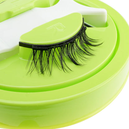 Reusable Magnetic Eyelashes 1 Pair Natural Curly Fluffy Magnetic False Eyelashes No Glue Needed Lashes Makeup with Tweezer Set
