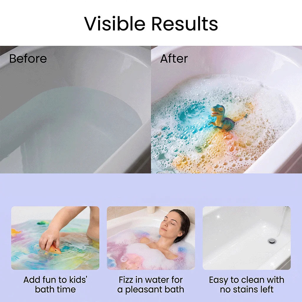 Dinosaur Egg Bath Toys Inside Surprise Toys Rich Bubble Funny Shower Relaxing Colorful Bath Experience Kids Friendly Kids Gifts