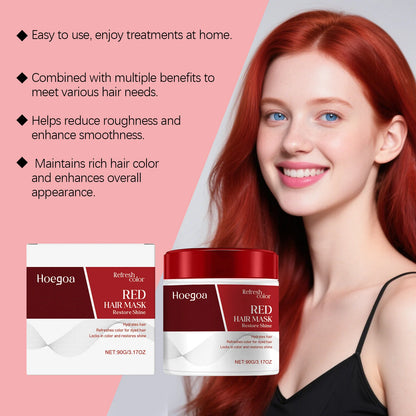 Color Boosting Conditioner Neutralizes Brass Yellow Tones Fade After Bleach Hair Dye Color Depositing Hair Mask For Red Brown