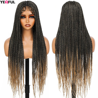 Braided Wigs Lace Front Synthetic Wig Bohemian Braided Wigs Boho Braids Wig Full Lace Braided Wigs Cheap Wigs On Sale Clearance