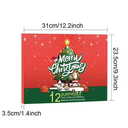 Girls Makeup Advent Calendar Surprise Blind Box 24pcs Skin Care Products Gift Box Christmas Countdown Calendar Beauty Care Set