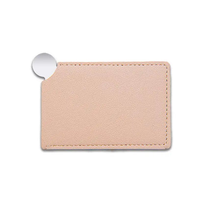 1Pc Portable Mini Stainless Steel Unbreakable Makeup Pocket Mirror Cosmetic.~