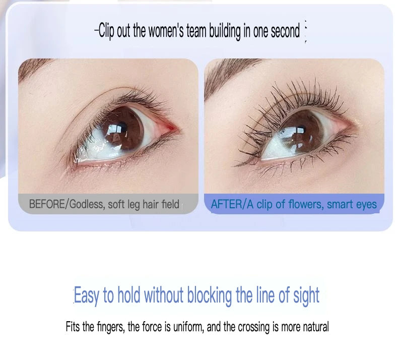 XIXI Bezel-Free Wide-Angle Eyelash Curler for Permanent Styling No Flesh Swelling Beginner-Friendly Eyelash Curler