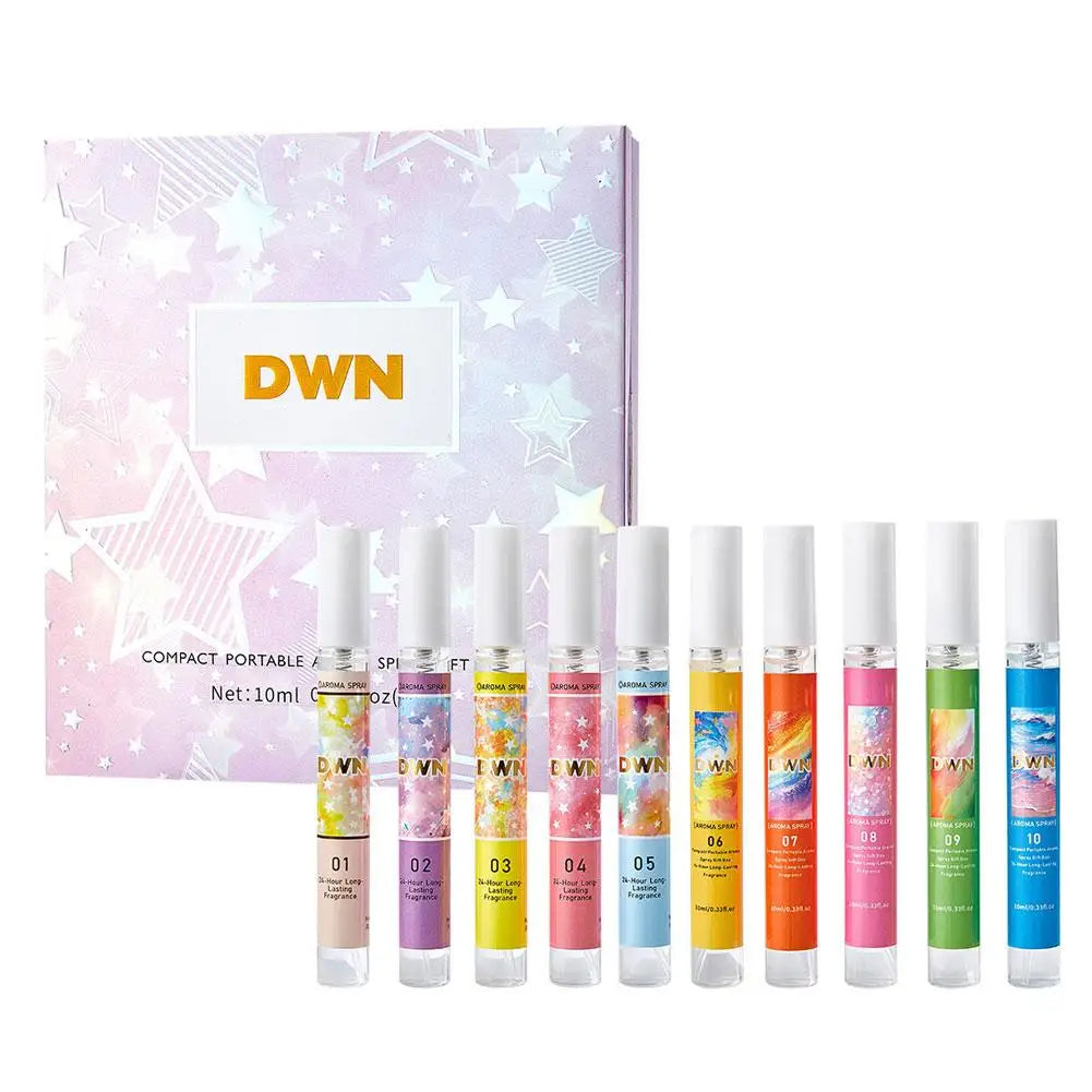 10 Piece Brazilian Inspired Summer Fragrance Gift Set Tropical Beach Vacation Long Lasting Body Spray And Oil Mist gifts
