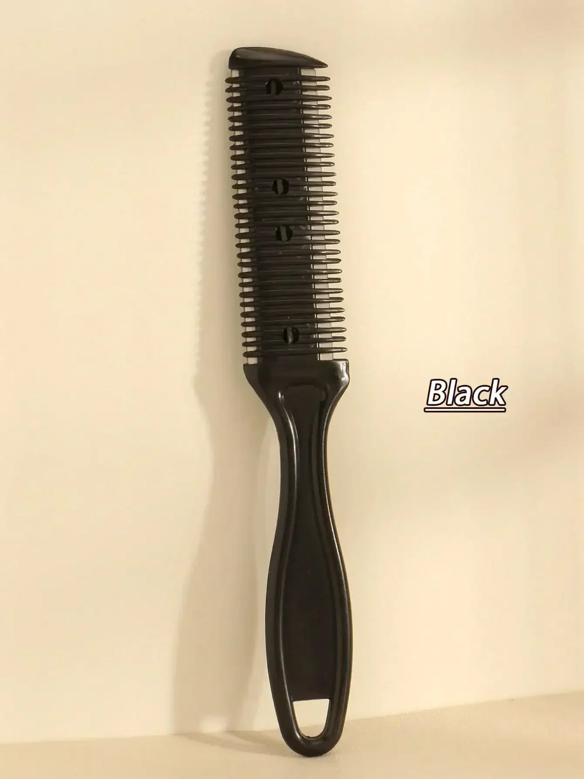 Double-Sided Double Blade Barber Comb, 1pc Thinning Razor Comb, Thinning Comb, Slim Hair Trimming Comb, With Thin