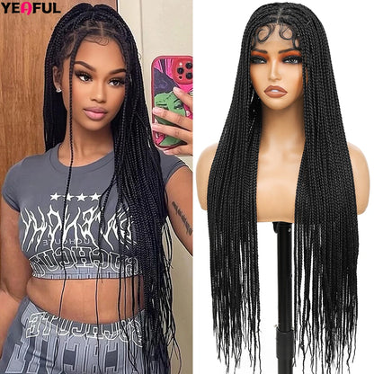 Braided Wigs Lace Front Synthetic Wig Bohemian Braided Wigs Boho Braids Wig Full Lace Braided Wigs Cheap Wigs On Sale Clearance