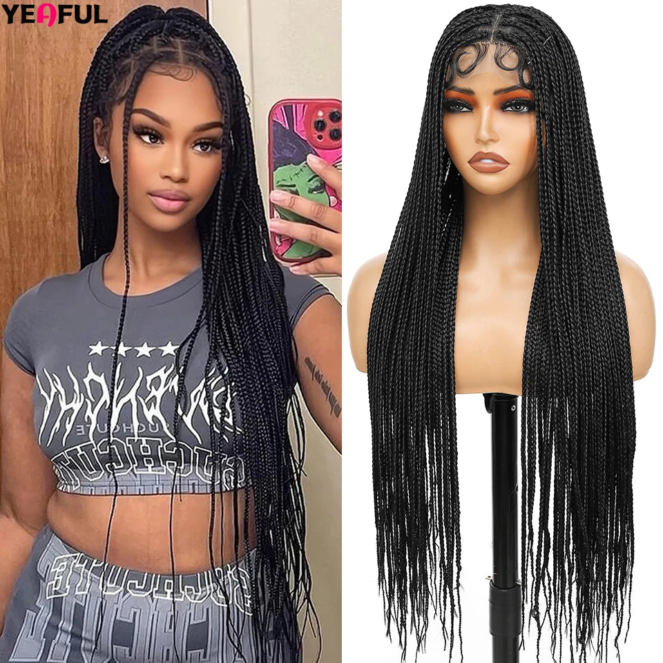 Braided Wigs Lace Front Synthetic Wig Bohemian Braided Wigs Boho Braids Wig Full Lace Braided Wigs Cheap Wigs On Sale Clearance