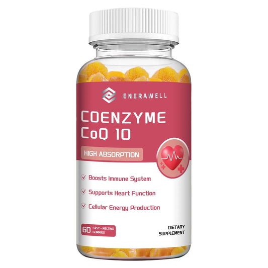Organic Coenzyme Q10 Gummies - Supports Energy Production, Core System Health, Supports Immunity - Dietary Supplement