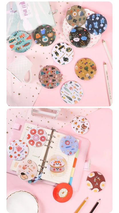 30 Pcs Cartoon Flower Cosmetic Mirror / Sweet Women Makeup Pocket Mini Portable /Nice Party Christmas Gift