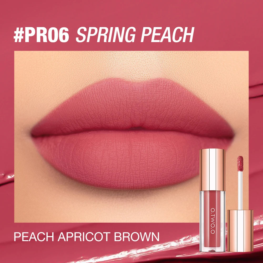 Velvet Matte Lipstick Ultra Pigmented Long Lasting Waterproof Lip Gloss Smudge Proof Non Sticky Hydrating Lip Stain
