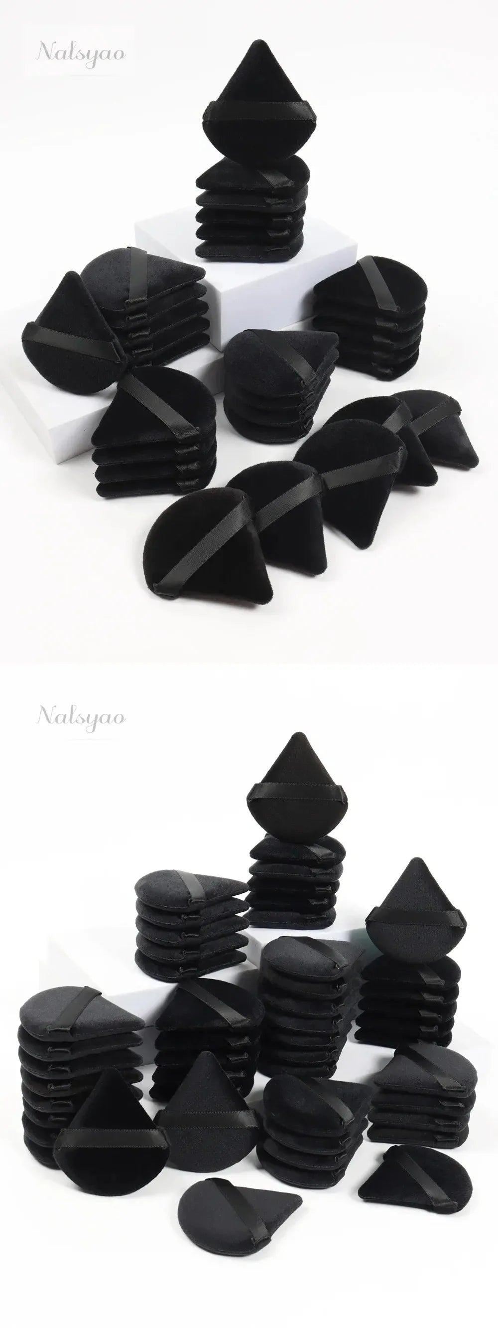 Velvet Triangle Makeup Sponge Soft Foundation Blender Puff Face Powder Puff Cosmetic Mixer Beauty