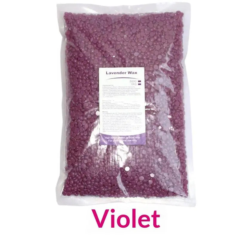 /Kuz/500g Waxing Wax Beans For Hair Removal Full Body Hot Film Hard Depilatory Wax Beads For Wax Heater Machine Hard Wax Beans