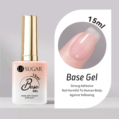 UR SUGAR 15ml Gel Nail Polish Neon Blue Red Green Pastal Nude UV/LED Soak Off No Wipe Nail Gel Polish Suitable For Summer Autumn