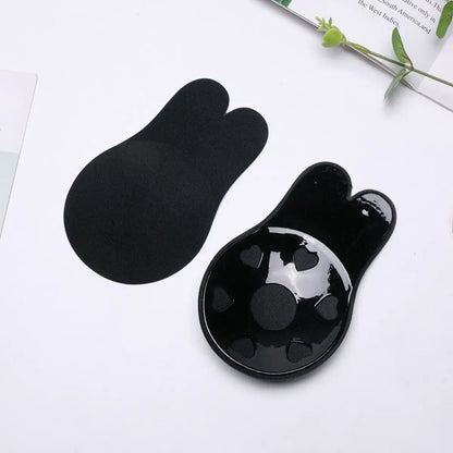 Women Breast Lifting Stickers Push Up Bras Silicone Invisible Chest Strapless Breast Rabbit Lift Up Tape Nipple Cover Bra Pads