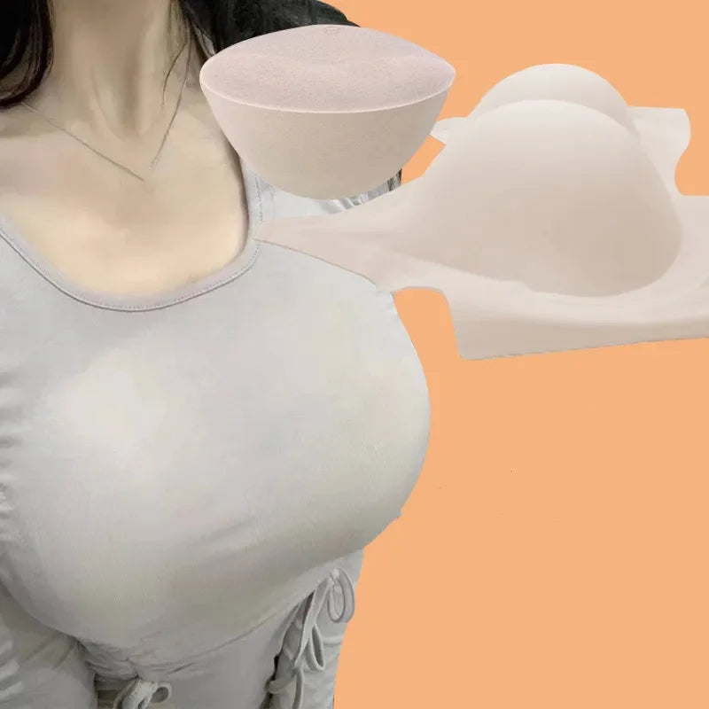 8CM Thicken Push Up Bra Pads Removable Breast Enhancer Inserts for Bikini Swimsuit Lingerie Chest Lift Padded Inserts Accessorie
