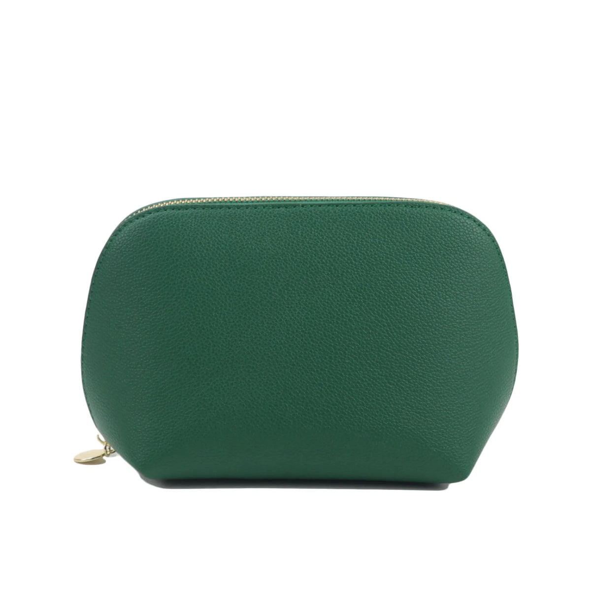 Customized Letters PU Leather Cosmetic Storage Bag Classic Simple Atmosphere Solid Color Make Up Bag Advanced Zipper Wash Bag