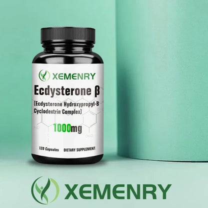 Ecdysterone Capsules - Build Muscle Mass, Promote Fat Burning and Metabolism, and Enhance Immunity Supplement