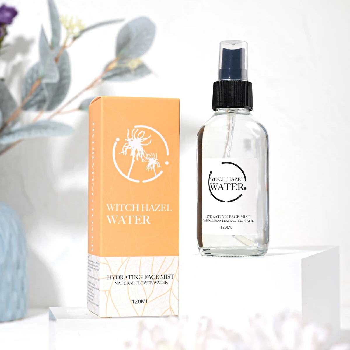 Golden Willow Facial Moisturizing and Brightening Pore-Tightening Toner, 120ml Plant Extract Essence Pre-Makeup Hydrating Toner, Refreshing Texture, Non-Sticky and Easy to Absorb