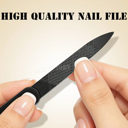 1Set Angle Head Nail Clippers Set for Thinck Ingrown Nail Stainless Steel Ingrown Toenail Clipper Nail Cutter Set Manicure Tool