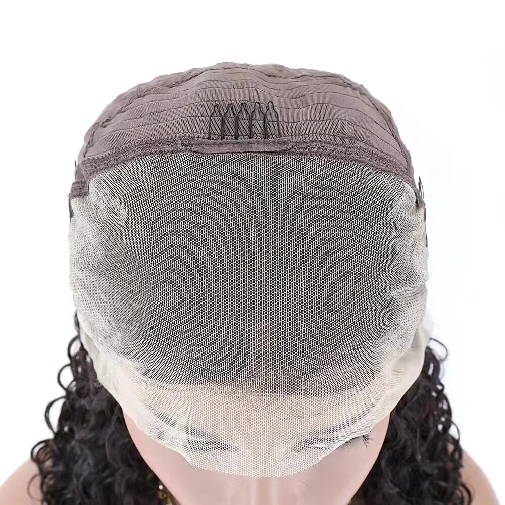 Pixie Cut Lace Front Human Hair Wigs 13X4 Lace Frontal Wigs Short Layered Pixie Cut Curly Wigs