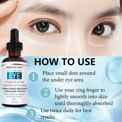 Multi-Targeted Eye Serum - Caffeine + Retinol - Visibly Revives Eye Area - For Dark Circles & Puffiness