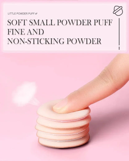 CNK 5/10Pcs Mini Finger Puff Foundation Small Air Cushion Powder Sponge Face Concealer BB Cream Cosmetic Applicator Makeup Tool