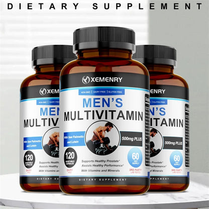 Men's Multivitamin Supplements - Antioxidant, Bone, Immune, Energy, Metabolism, Muscle Function