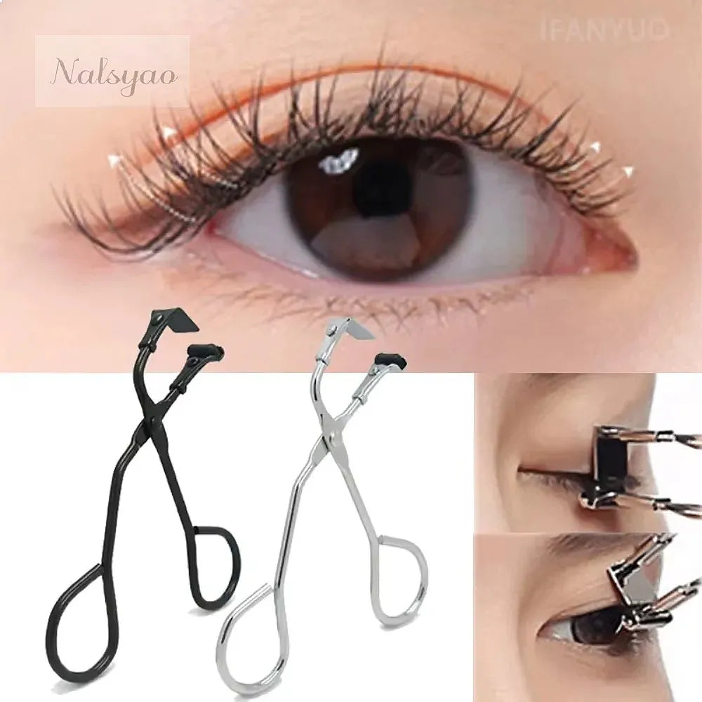 Stainless Steel Mini Eyelash Curler Makeup Tool Natural Curling Applicator Eye Lash Clip Cosmetic Detail Curly