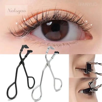 Stainless Steel Mini Eyelash Curler Makeup Tool Natural Curling Applicator Eye Lash Clip Cosmetic Detail Curly