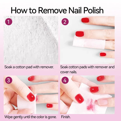 UR SUGAR 100ml 2 IN 1 Nail Polish Gel Remover Liquid 1/2PCS Quick Clean Gentle Formula for Gel Polish Remover Manicure Nail Care