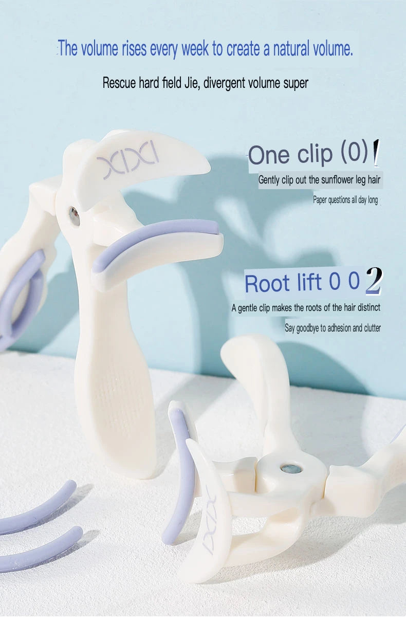 XIXI Bezel-Free Wide-Angle Eyelash Curler for Permanent Styling No Flesh Swelling Beginner-Friendly Eyelash Curler